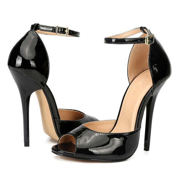 Peep Toe Ankle Straps High Heel Sandals