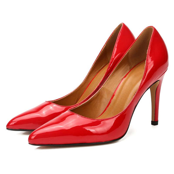 Patent-Leather Classical Pumps