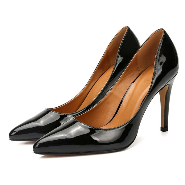 Patent-Leather Classical Pumps