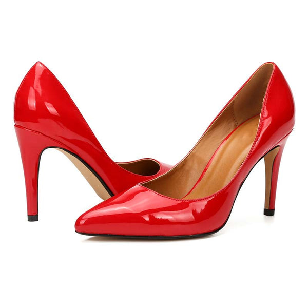 Patent-Leather Classical Pumps