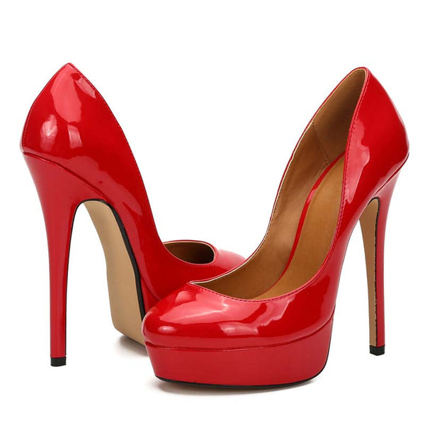 Platform High Heel Pumps