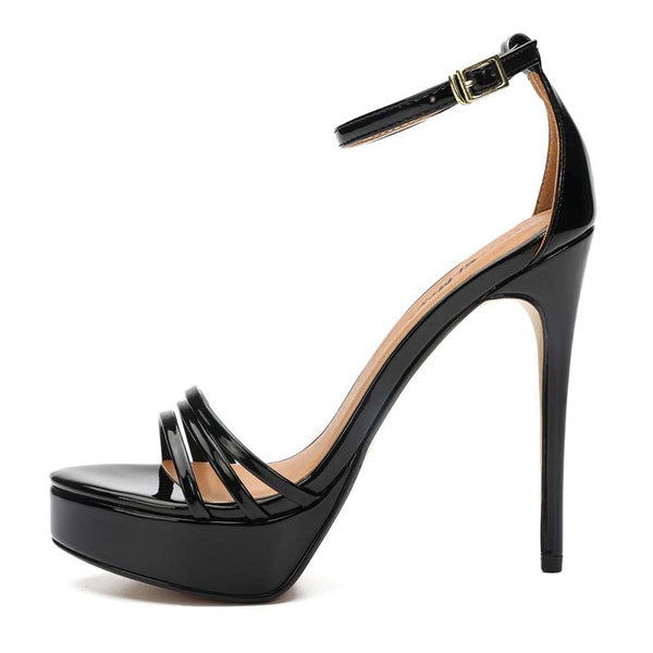 Open Toe Stilettos with Platform