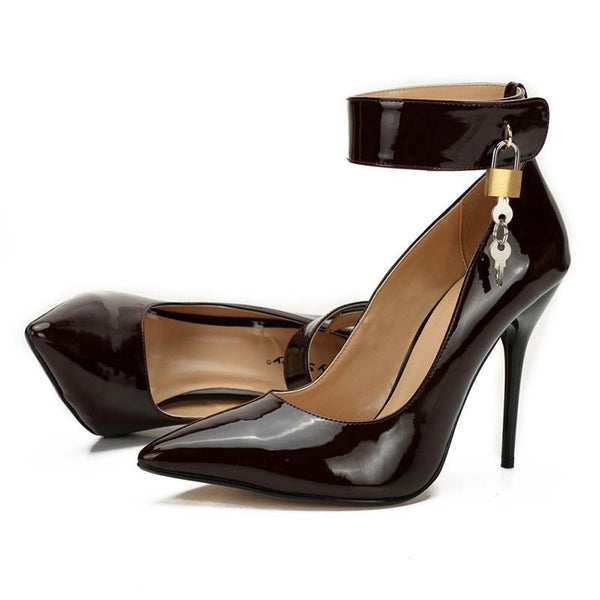 Lockable Ankle Strap Pumps