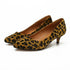 Leopard Print Kitten Heel Pumps