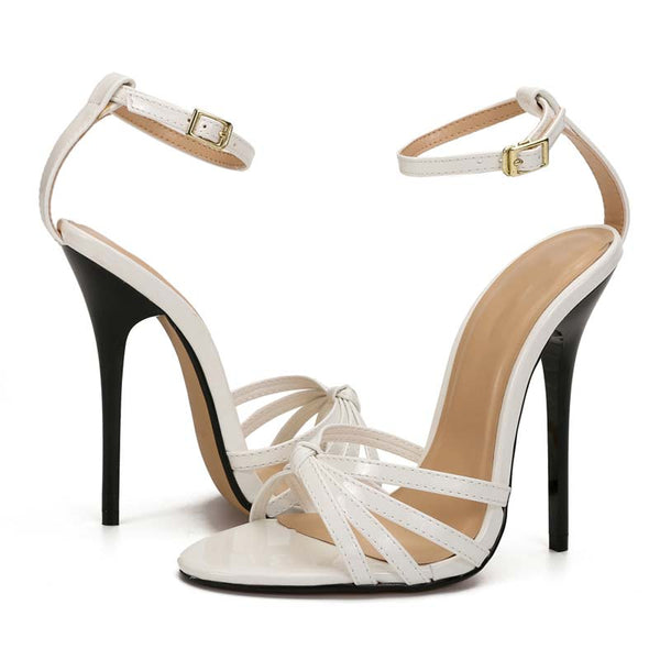 Open Toe Ankle Strap High Heels