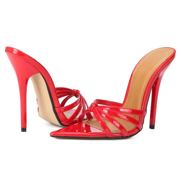 Pointed Toe Corset Straps High Heel Sandals