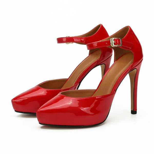 Ankle Straps Platform Stilettos