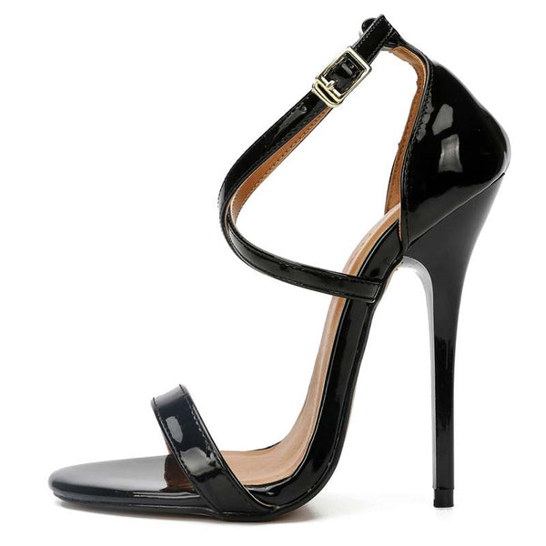 Open Toe Ankle Straps High Heel Sandals