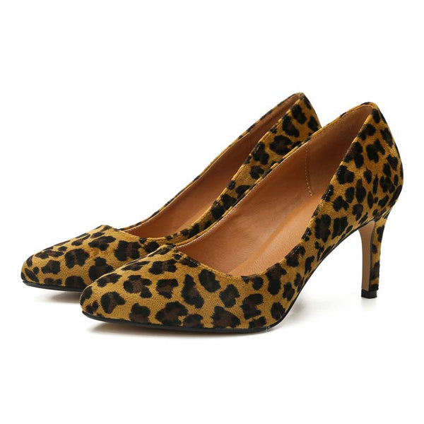 Leopard Print High Heel Pumps