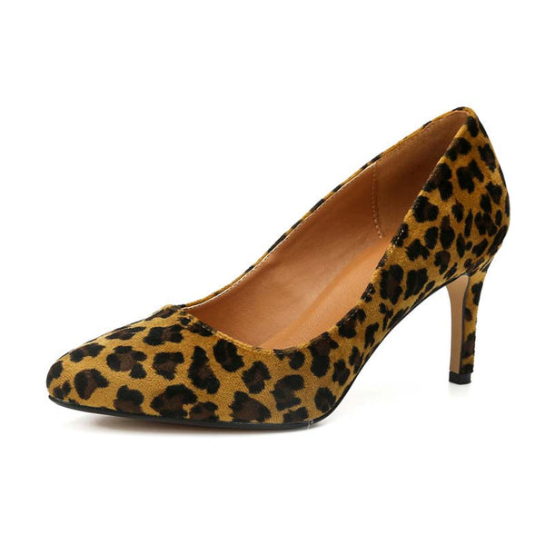 Leopard Print High Heel Pumps