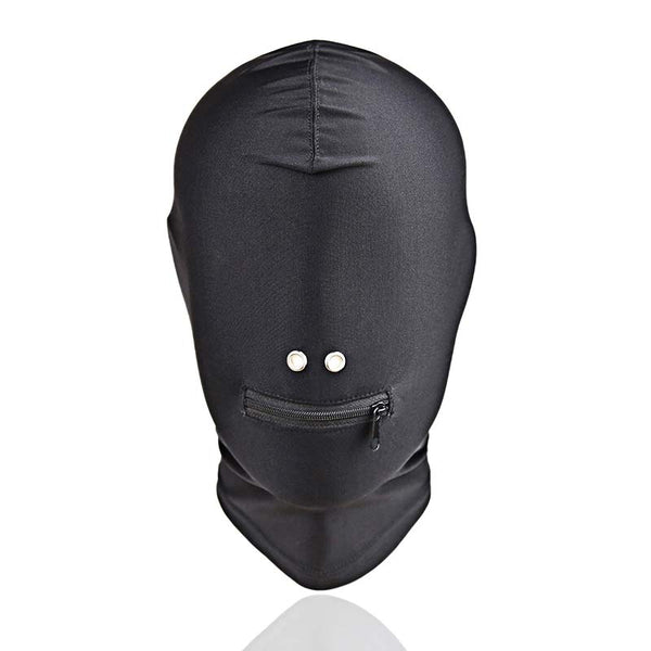 Spandex Mask with Mouth Zipper