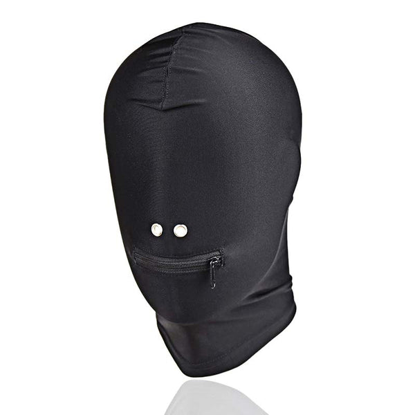 Spandex Mask with Mouth Zipper