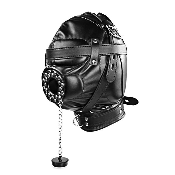 Deprivation Hood with Removable Mouth