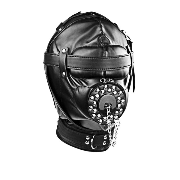 Deprivation Hood with Removable Mouth