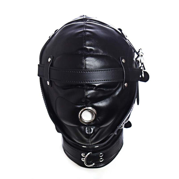 Padded PU Leather Hood with Lock