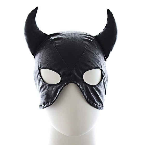 PU Leather Devil Mask