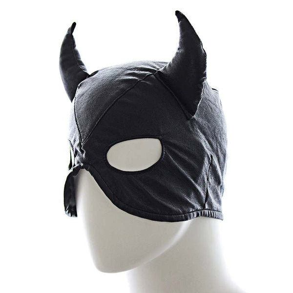 PU Leather Devil Mask