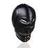 Padded PU Leather Hood with Zipper