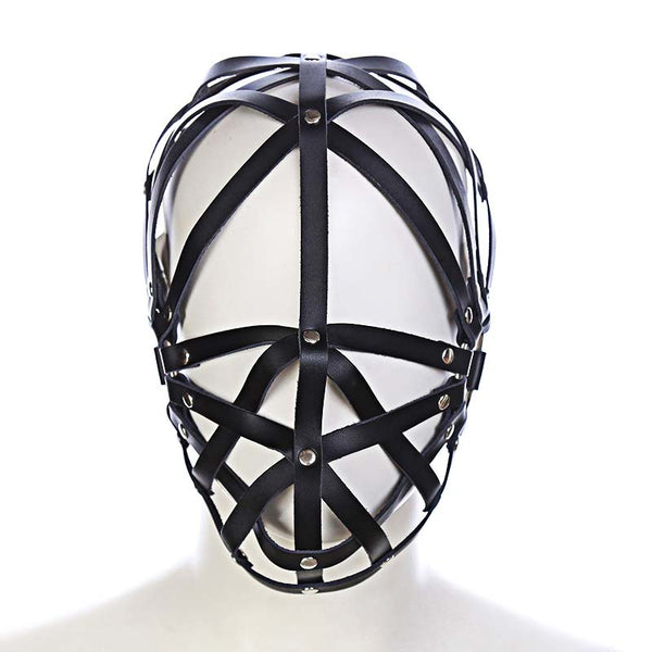 PU Leather Strappy Hood