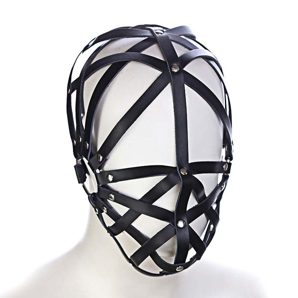 PU Leather Strappy Hood