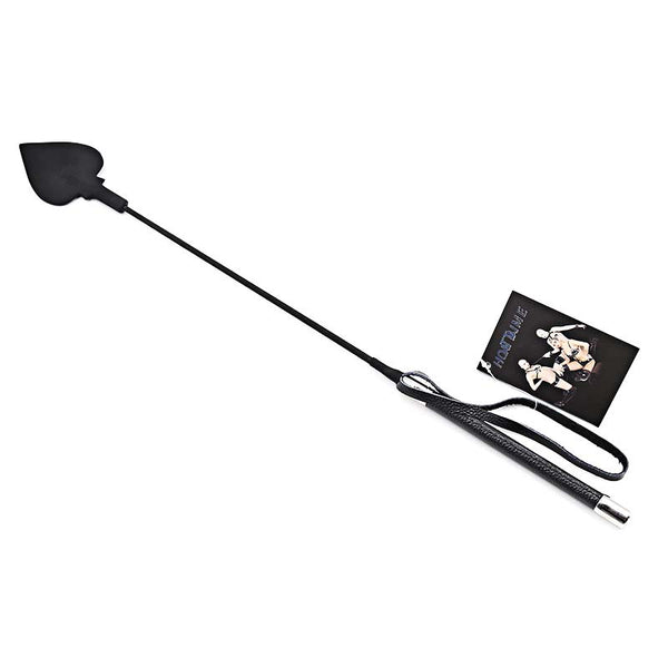 Black Heart Riding Crop