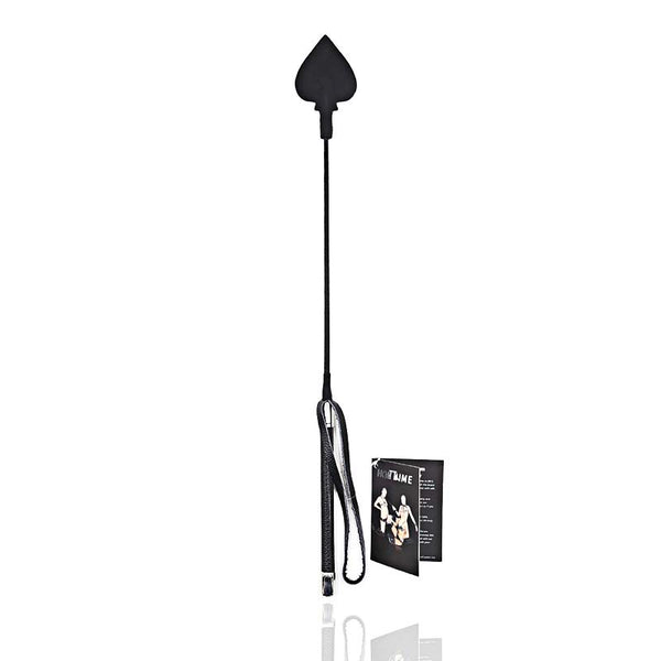 Black Heart Riding Crop