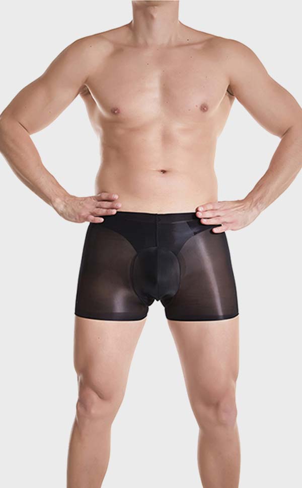 Waist-Less Glossy Trunk with U Pouch