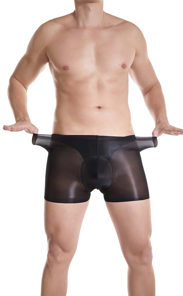 Waist-Less Glossy Trunk with U Pouch