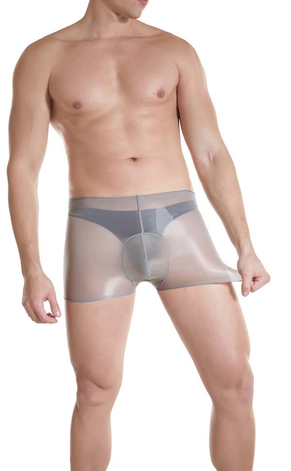 Waist-Less Glossy Trunk with U Pouch