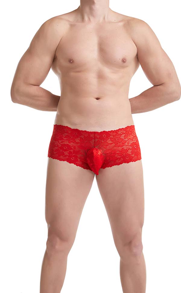 Sexy Lace U-Shape Trunks