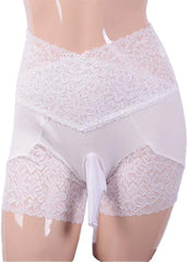 High Rise Lace Trunks with Sheath Open