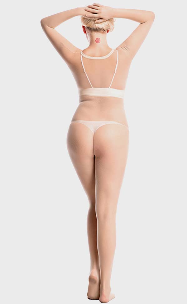 Unisex Sheer Seamless Bodystockings with Fingers and Toes