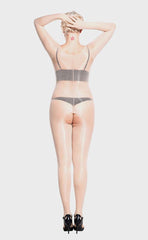 Unisex Crotchless Bodystockings with Five Fingers