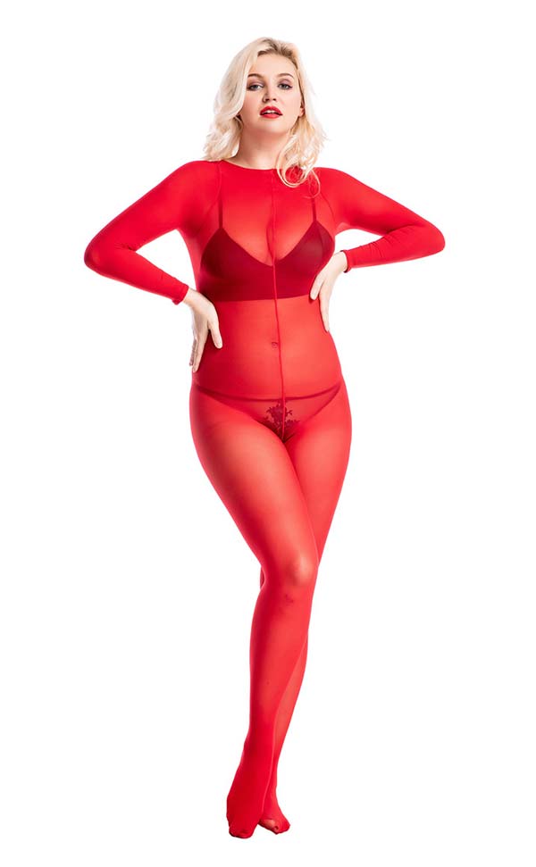 Unisex Matte Long Sleeve Bodystockings