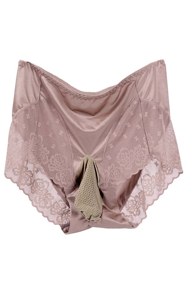 Large Silk Briefs with Massage Granule