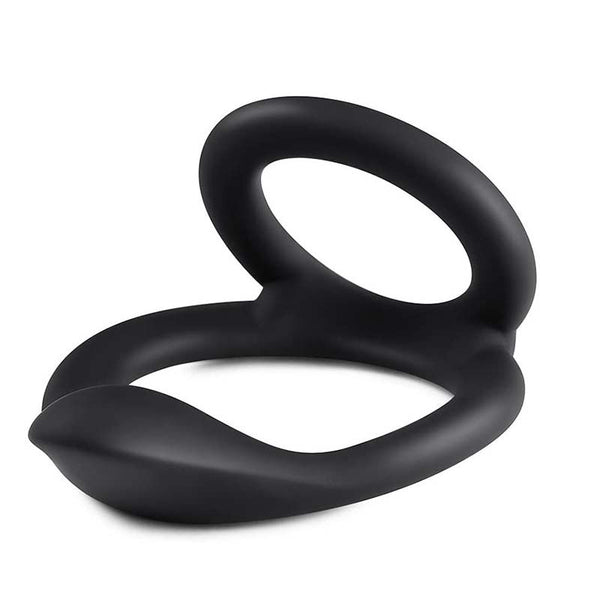 Double Silicone Cock and Ball Ring